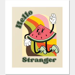 Hello Stranger: Vintage Vibes Retro Design Posters and Art